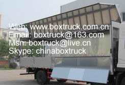 Wing opening van body